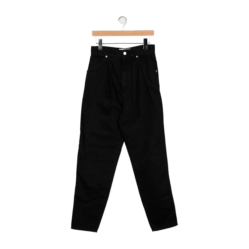 Alberta Ferretti High-Waisted Black Jeans 4